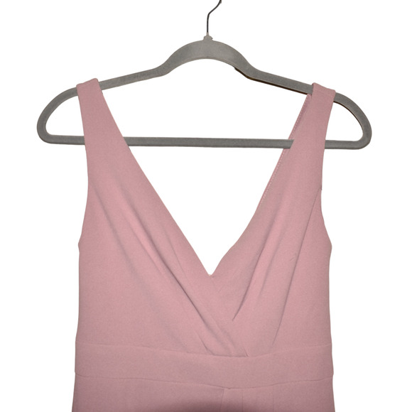 DAVID'S BRIDAL NEW $140 Long Pleated Tank Dress in Quartz Size 4 - Picture 3 of 4